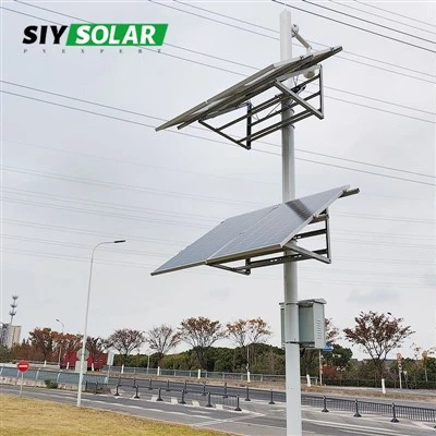 Uziemiony wspornik solarny ze stali węglowej